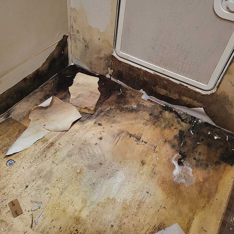 Caravan damp repairs