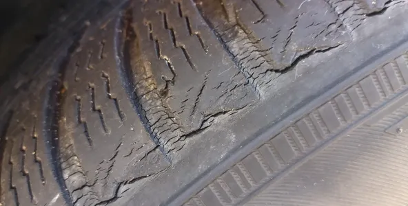 Caravan Tyres worn